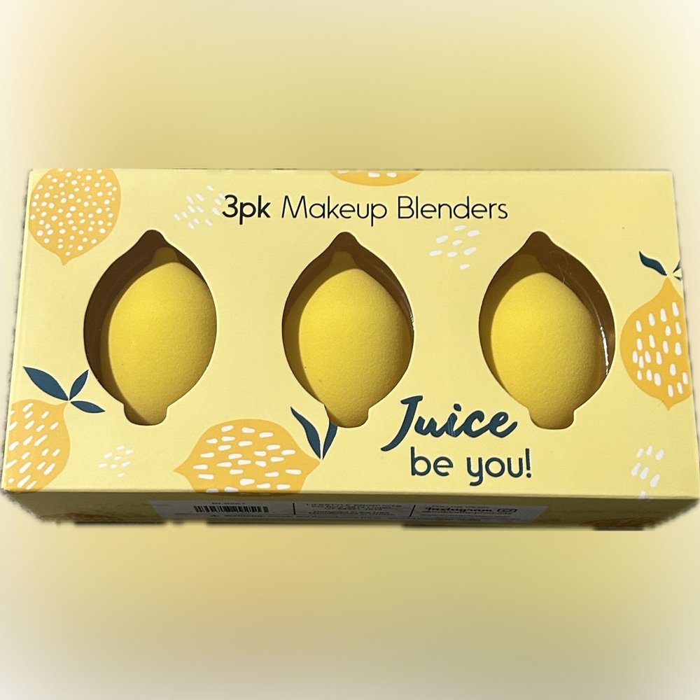 Reusable Lemon Makeup Blenders Sponges | Pack of 3 | NWT